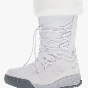 New Balance White Winter Boots Sneakers Shoes Size 8